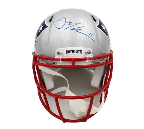 Julian Edelman Signed New England Patriots Speed Authentic NFL Helmet