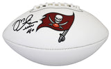 Mike Alstott Signed Tampa Bay Buccaneers Logo Football (Beckett) 6xPro Bowl F.B.