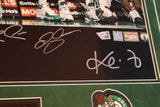 Boston Celtics Legends Autographed Photo Framed 23x33 JSA LOA