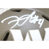Frankie Luvu Autographed Washington Commanders 22 STS Mini Helmet Beckett 51703