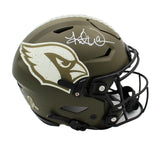 Kurt Warner Signed Arizona Cardinal Speed Authentic Salute to Service NFL Helmet