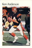 Ken Anderson Autographed/Signed Cincinnati Bengals Mini Poster Beckett 56074