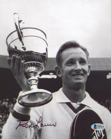 Rod Laver Authentic Signed 8x10 Black & White Photo Autographed BAS #T20519