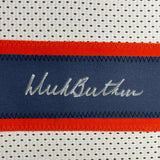 FRAMED Signed DICK BUTKUS 35x39 Chicago White Jersey JSA COA Auto