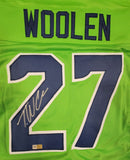 TARIQ WOOLEN AUTOGRAPHED SIGNED PRO STYLE JERSEY w/ Players ink Holo