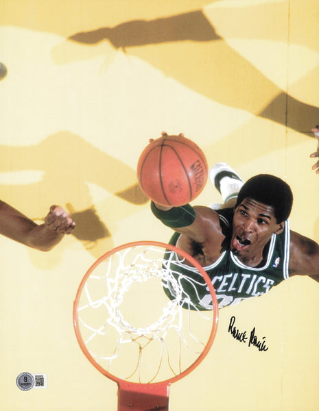 Robert Parish Autographed 11x14 Photo Boston Celtics Beckett BAS QR #SB30676