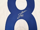 LOS ANGELES RAMS JARED VERSE AUTOGRAPHED WHITE JERSEY BECKETT BAS WITNESS 242683