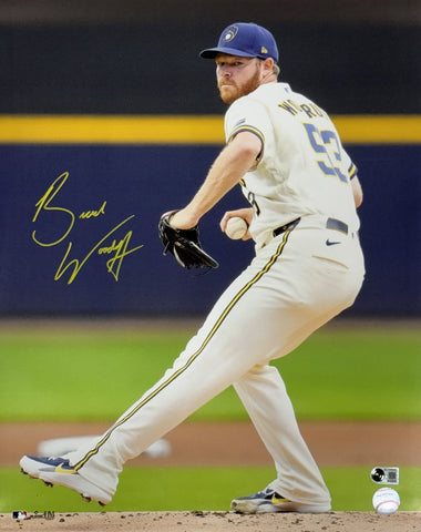 Brewers All Star Pitcher BRANDON WOODRUFF Signed 16x20 Photo #2 AUTO - BAS