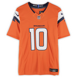 Bo Nix Autographed Denver Broncos Orange Limited Jersey Fanatics
