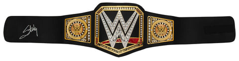 Sting Signed WWE World Championship Replica Wrestling Belt - (SCHWARTZ COA)