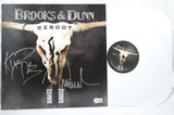 Kix Brooks & Ronnie Dunn Brooks & Dunn Signed Reboot Album Cover W/Vinyl Beckett