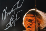 Michael J Fox Christopher Lloyd Autographed Back to the Future 16x20 BAS W 53718