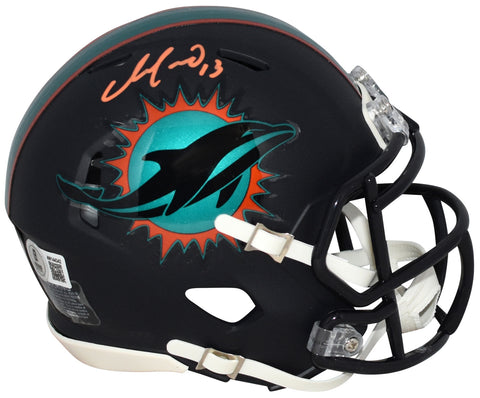 DAN MARINO SIGNED MIAMI DOLPHINS 2025 RIVALRIES SPEED MINI HELMET BECKETT