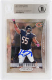 Lance Briggs Autographed Bears 2012 Panini Prizm Card #33 - (Beckett)