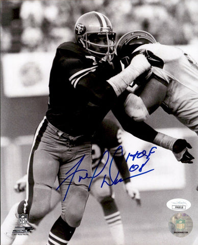 Fred Dean San Francisco 49ers HOF Signed/Autographed 8x10 B/W Photo JSA 161446