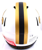 Derek Carr Autographed Saints F/S Lunar Speed Authentic Helmet-Beckett W Holo