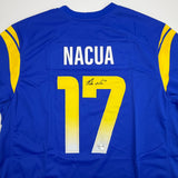 Autographed/Signed Puka Nacua #17 Rams Authentic Rookie Jersey Fanatics COA