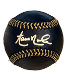 Aaron Nola Autographed Black Baseball Philadelphia Phillies Fanatics 41142