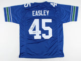 Kenny Easley Signed Seahawks Jersey Inscribed " HOF '17"(JSA COA) 5xPro Bowl D.B