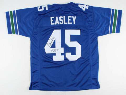 Kenny Easley Signed Seahawks Jersey Inscribed " HOF '17"(JSA COA) 5xPro Bowl D.B