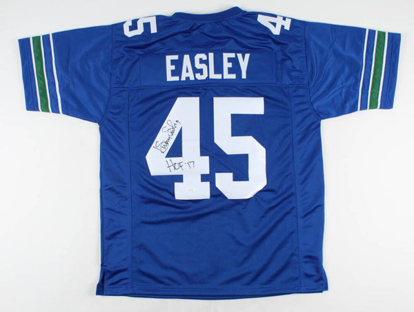 Kenny Easley Signed Seahawks Jersey Inscribed " HOF '17"(JSA COA) 5xPro Bowl D.B