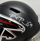 Falcons MICHAEL PENIX JR. Signed Full Size Replica Speed Helmet AUTO - BAS