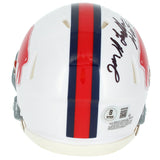 Joe DeLamielleure Autographed/Inscribed Buffalo Bills TB Mini Helmet Beckett