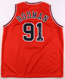 Dennis Rodman Signed Chicago Bulls Jersey (Players Ink) 7xNBA Rebound Champ ion