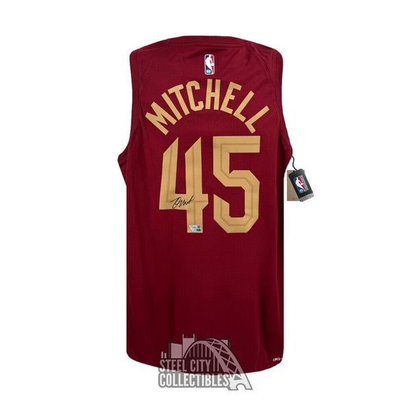 Donovan Mitchell Autographed Cleveland Nike Swingman Basketball Jersey -Fanatics