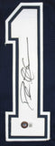 Deion Sanders Signed Dallas Cowboys Jersey (Beckett) 8xPro Bowl Defensive Back