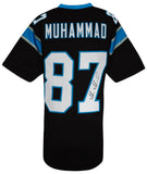 Muhsin Muhammad (PANTHERS) Signed Black Custom Football Jersey - (SCHWARTZ COA)