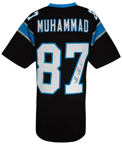 Muhsin Muhammad (PANTHERS) Signed Black Custom Football Jersey - (SCHWARTZ COA)