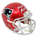 Malcolm Butler New England Patriots Signed Riddell Flash Mini Helmet JSA Witness
