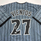 Autographed/Signed Mark Vientos New York CIty Connect Grey Jersey Beckett COA