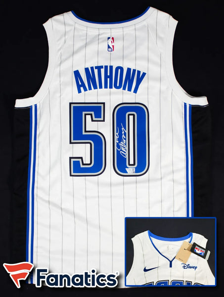 Cole Anthony Signed Orlando Magic Nike Jersey (Fanatics) 2020 1st Rnd Pick #15