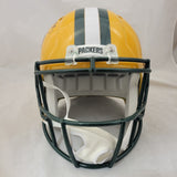 JOSH JACOBS SIGNED GREEN BAY PACKERS F/S SPEED REPLICA HELMET BECKETT QR