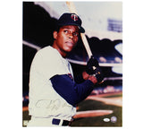 Rod Carew Signed Minnesota Twins Unframed 16x20 MLB Photo - "HOF 91" Inscription