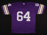 Randall McDaniel Signed Minnesota Vikings Jersey (JSA COA) 12xPro Bowl O Lineman