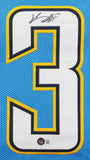 Keenan Allen Signed Powder Blue Pro Style Jersey Signed On #3 BAS Witnessed