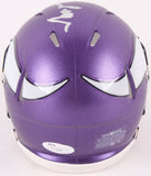 Alan Page Signed Minnesota Vikings Speed Mini Helmet (JSA QR Code Card)