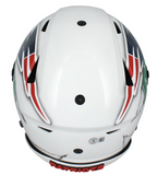 Randy Moss Autographed Patriots / Marshall Ripped Speedflex Helmet Beckett