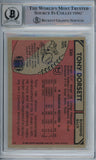 Tony Dorsett Autographed 1980 Topps #330 Trading Card Beckett 10 Slab 39251