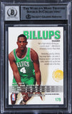 Celtics Chauncey Billups Signed 1997 Z-Force #179 Rookie Card Auto 10! BAS Slab