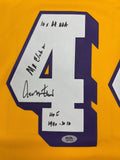 Jerry West Signed Lakers Jersey PSA/DNA Auto Grade 10 Lakers Autographed