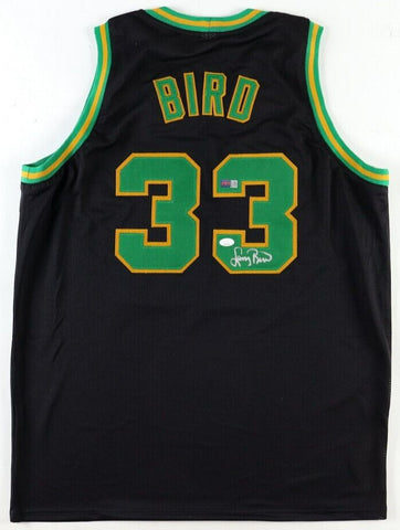 Larry Bird Signed Boston Celtics Jersey (JSA) 12xAll Star Power Forward / 3xMVP