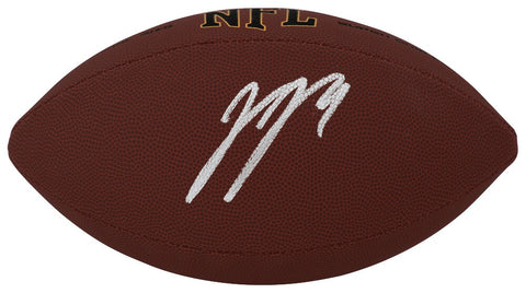 J.J. (JJ) McCarthy Signed Wilson Super Grip Full Size NFL Football (BECKETT COA)
