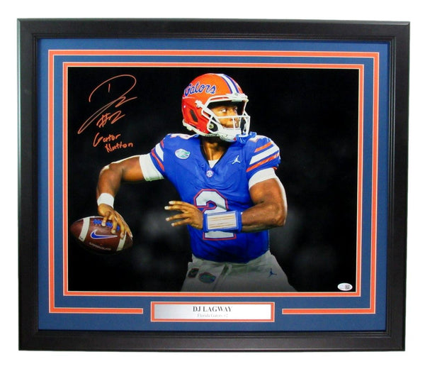 D. J. Lagway Florida Gators Signed/Autographed 16x20 Photo Framed JSA 197311