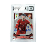 Cristiano Ronaldo Signed Panini 2014 Prizm World Cup #161 - BGS 9 AUTO 10