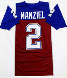 Johnny Manziel Autographed Canadian Pro Style Jersey- Beckett Authenticated *2
