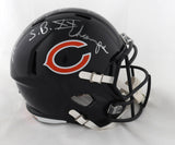 William "the Fridge Perry Signed Bears Full-Size Helmet "S.B. XX Champs" (AWM)